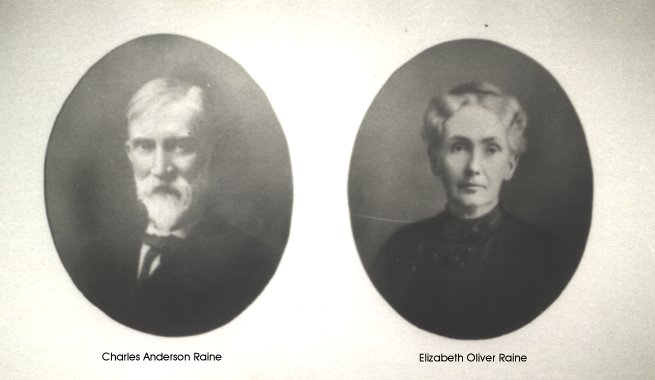 Charles Anderson Raine and Elizabeth Caldwell Oliver